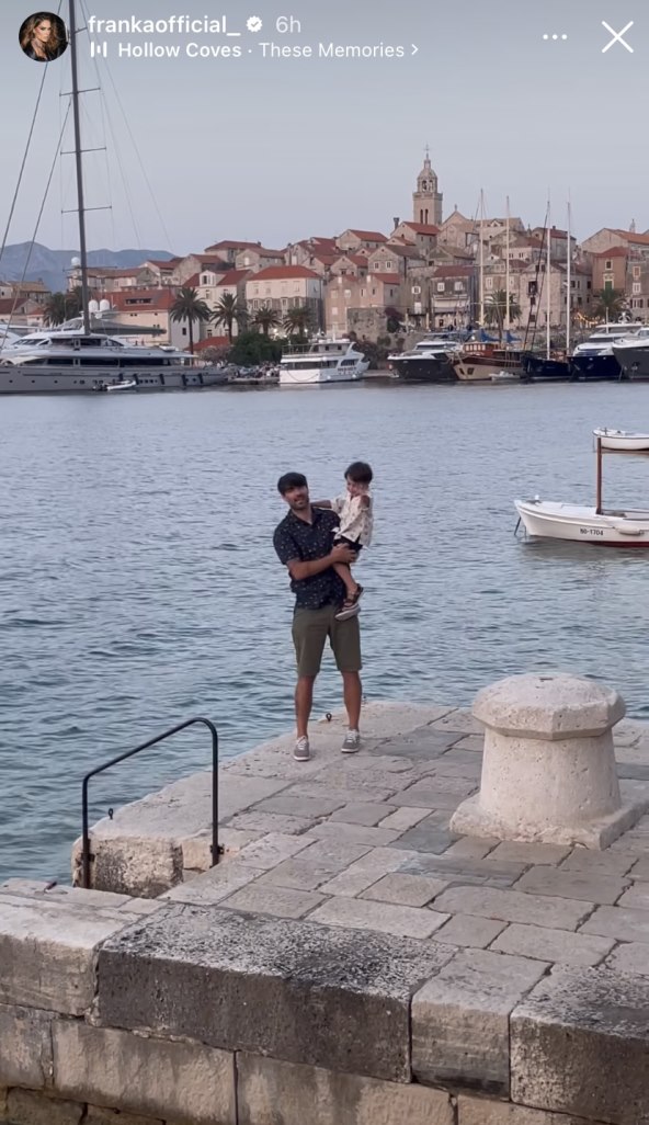 Vedran Ćorluka i sin Viktor na Korčuli