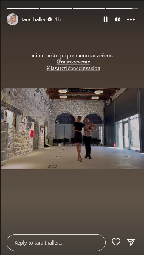 Tara Thaller i Mateo Cvenić zajedno u Senju