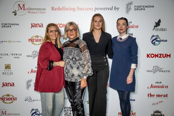 Chefice Sandra Tahirović, Vesna Miletić, Gabriela Filca i Maša Salopek Foto Goran Jakuš