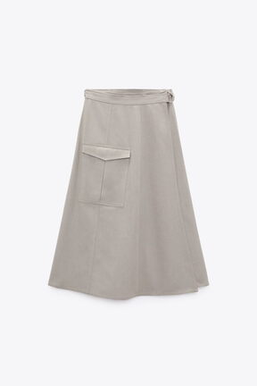 ZARA CARGO SUKNJA DO POLA LISTA
