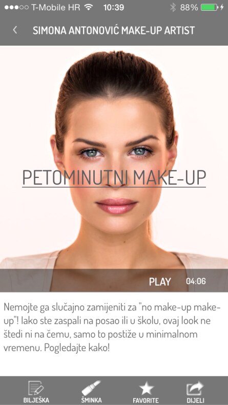 Lansirana nova aplikacija 'Make-up tutorials by Simona'