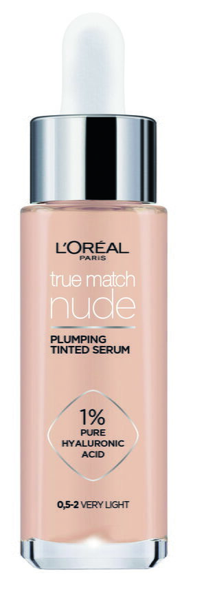 L’OrÉal True Match Nude Plumping Tinted Serum, tonirani serum lagane do srednje pokrivnosti s prirodnim, baršunastim finišem, 16,50 € / 124 kn, dm