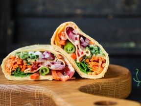 Povrtna tortilja s krem sirom