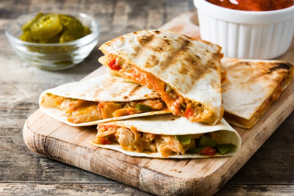 Quesadille s piletinom i povrćem