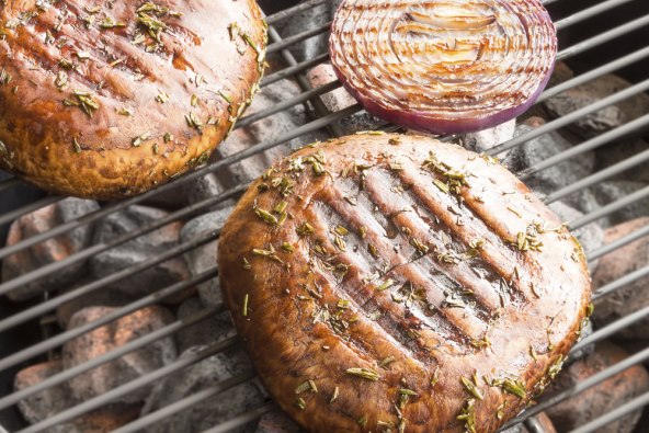 Grilane portobello gljive