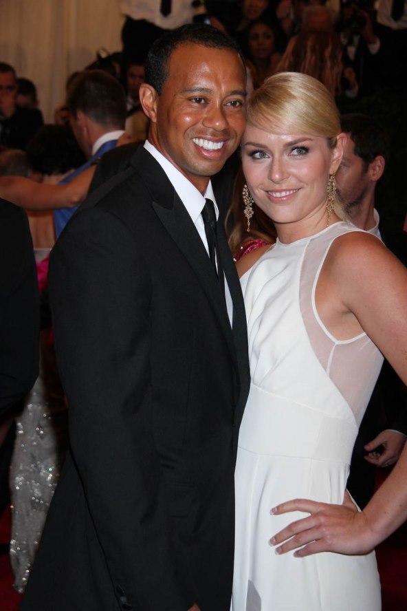 Tiger Woods i Lindsey Vonn
