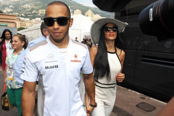 Nicole Scherzinger i Lewis Hamilton