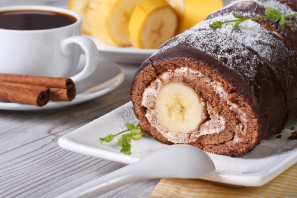 Starinski recept za roladu s bananama mačje oči