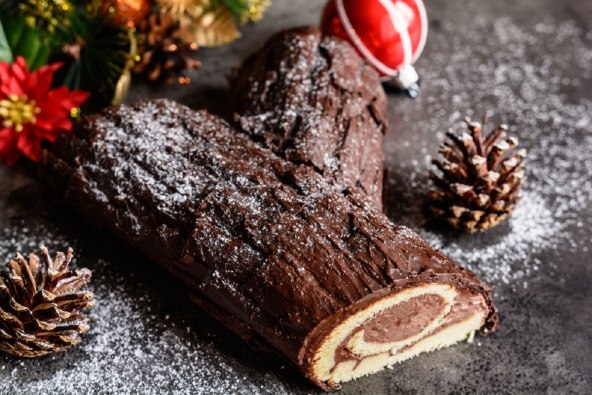 Recept za božicno-novogodišnji panj