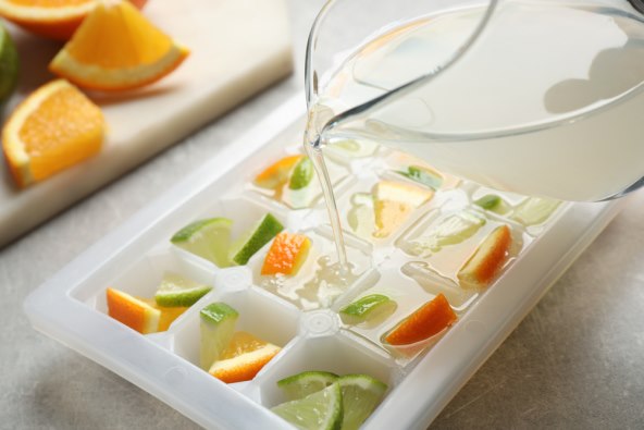 Led sa svježim voćem