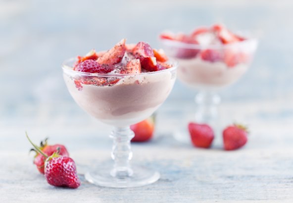 Mousse od jagoda