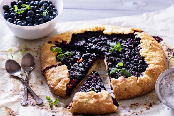 Galette s borovnicama