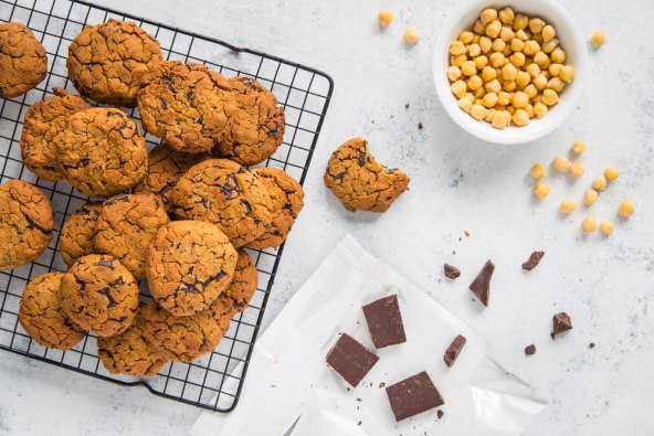 Keksi od slanutka s čokoladom