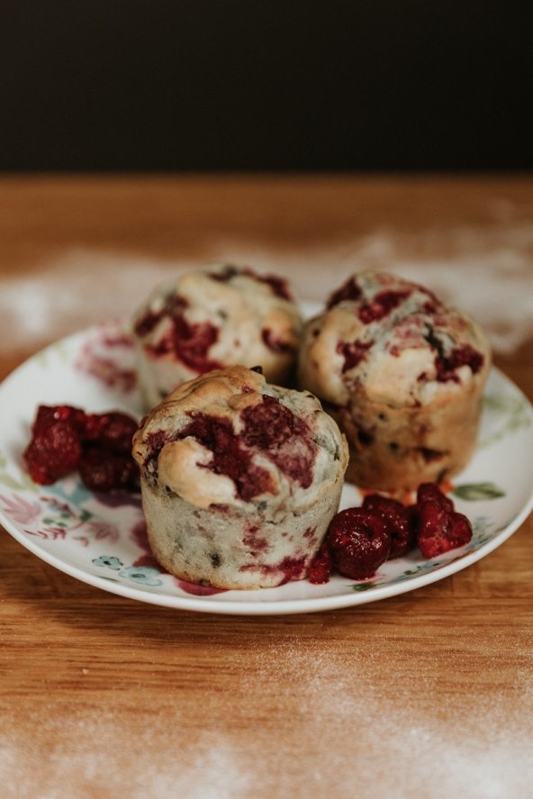 Recept za muffine s malinama i bijelom čokoladom