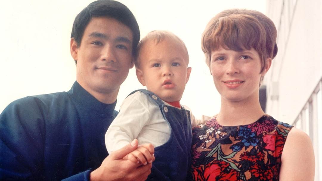 Brandon Lee,  Bruce Lee i Linda Lee