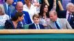 Princ William, Kate Middleton i princ George na Wimbledonu