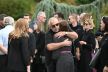 Ivana Paradžiković na pogrebu Mislava Bage