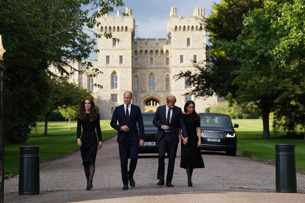 Princ Harry, princ William, Meghan Markle, Kate Middleton