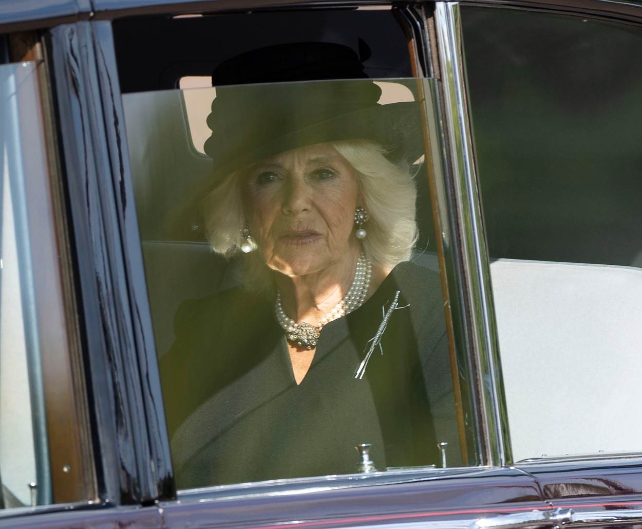 Camilla Parker Bowles na povorci posvećenoj s lijesom kraljice Elizabete II.