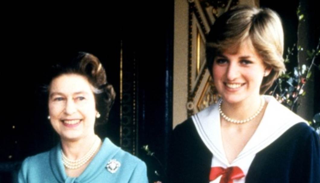 Kraljica Elizabeta i princeza Diana