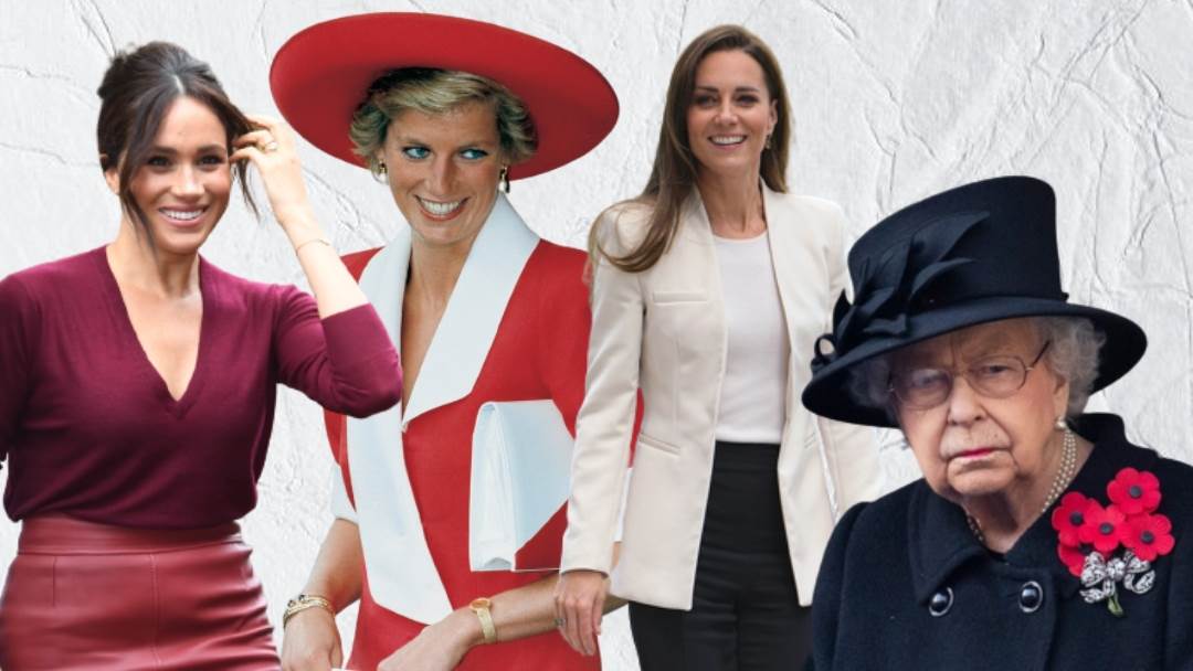Meghan Markle, Kate Middleton, princeza Diana i kraljica Elizabeta
