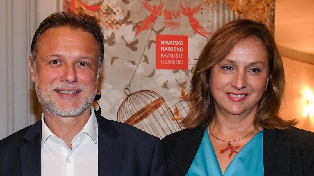 Gordan Jandroković i Sonja Jandroković u kazalištu