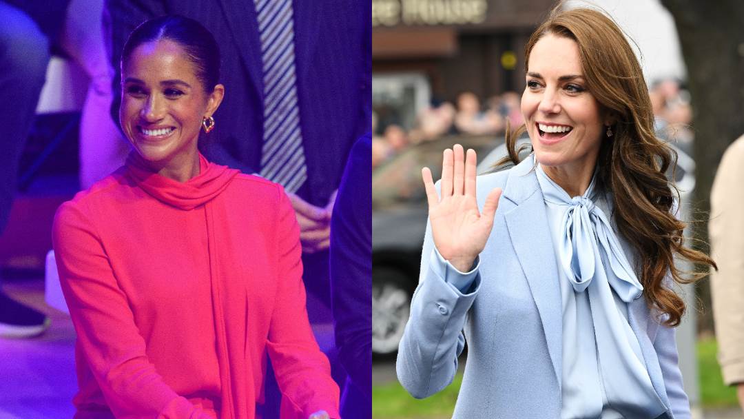 Meghan Markle i Kate Middleton nasmijane nakon kraljice Elizabete