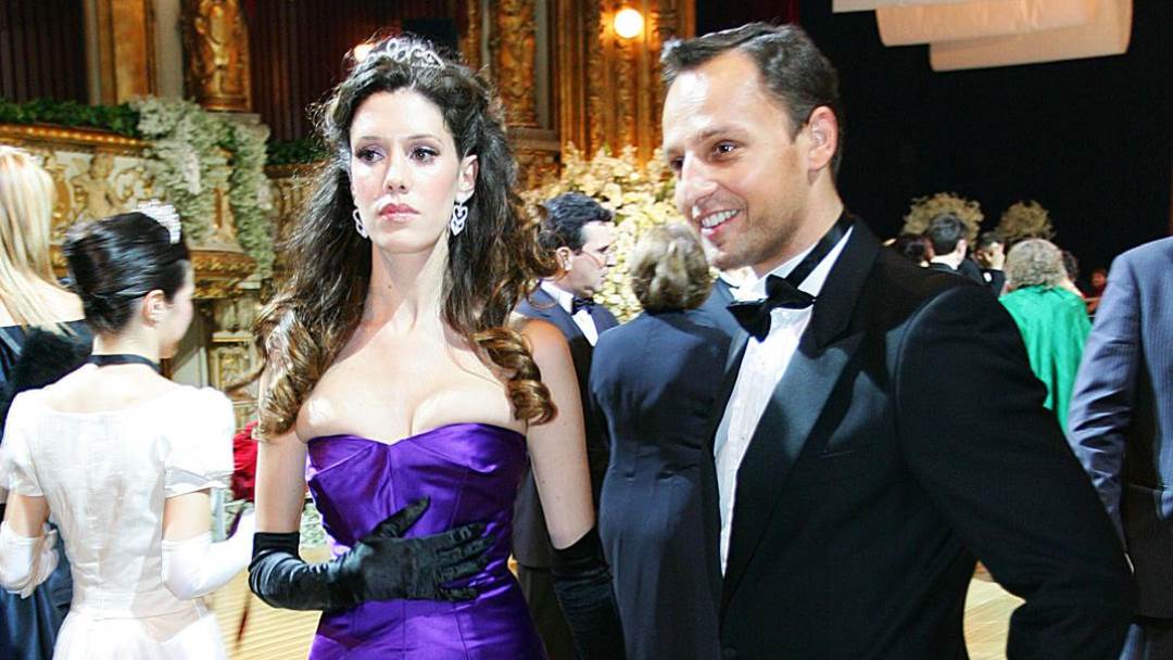 Sunčica Lalić i Dragan Jurilj na Opernom balu 2005. godine