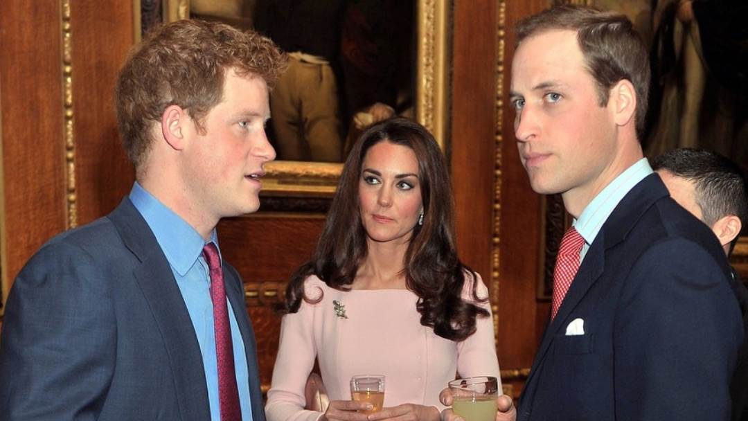 Princ William, princ Harry i Kate Middleton