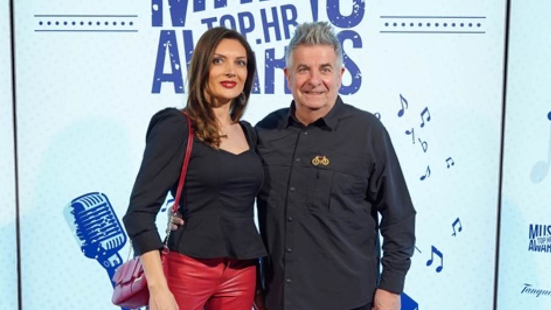 Ivica Propadalo i Dragana Propadalo na Top.HR Music Awards dodjeli nagrada