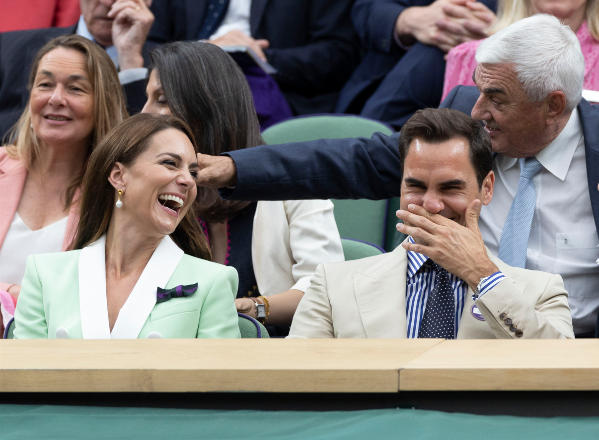 Kate Middleton i Roger Federer uživaju u društvu
