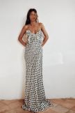 SATENSKA HALJINA TOČKASTOG UZORKA S VOLANIMA/ZARA/39,95 EUR