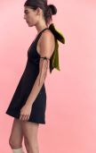 VELVET MAXI BOW DRESS/Zara/39.95 EUR