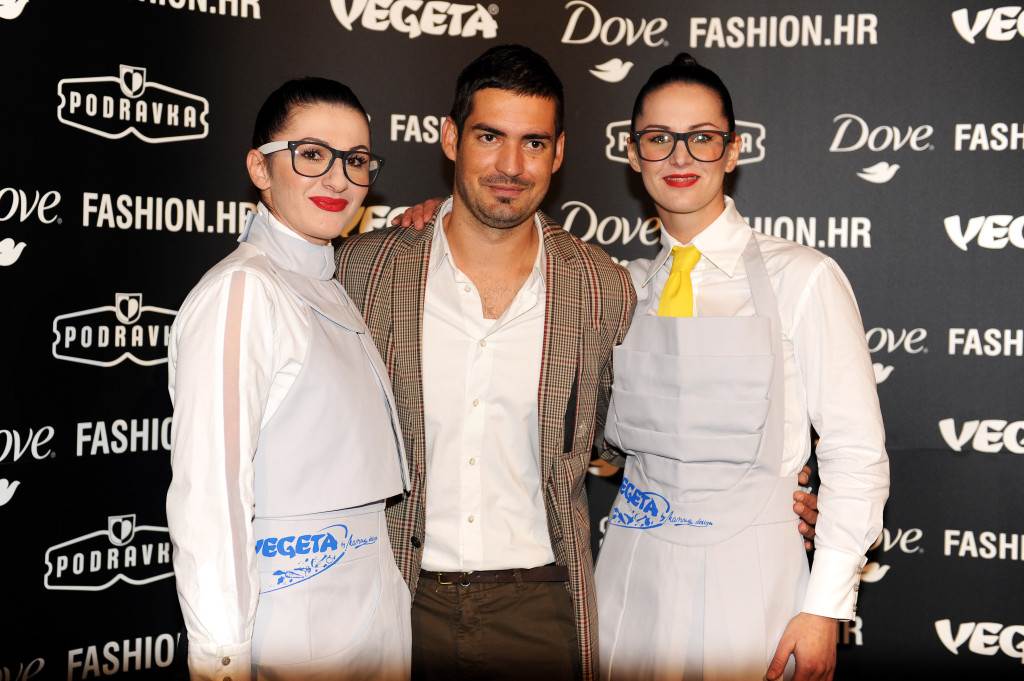 Vanna i Tamara Garbajs u prvom redu na prvoj reviji Dove Fashion.hr-a 