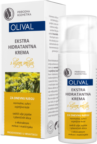 OLIVAL hidratantna dnevna krema s uljem smilja, 50 ml, dm