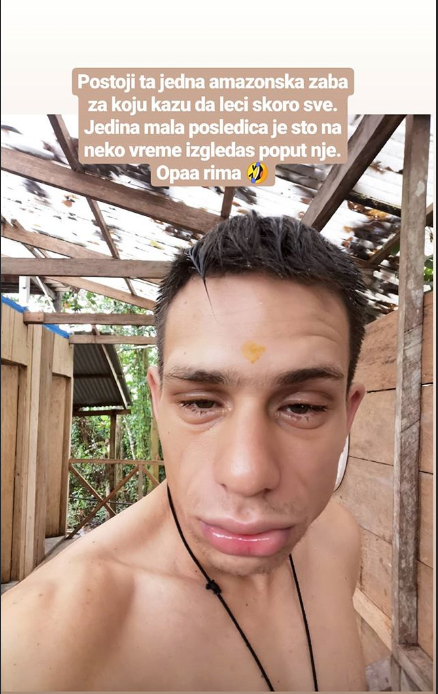 Srpski glumac se izobličio od bizarnog amazonskog rituala
