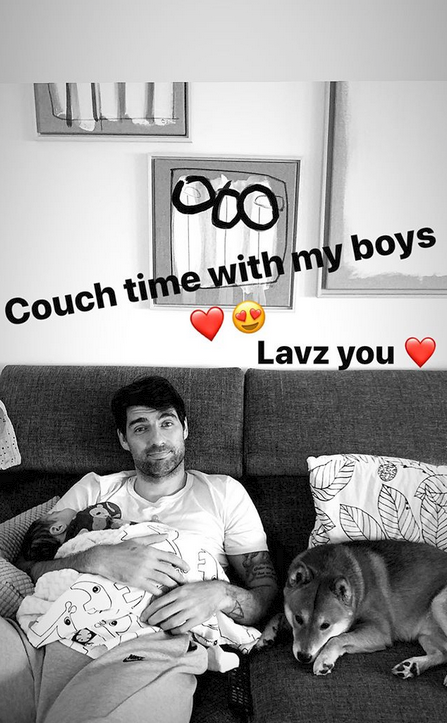 Vedran Ćorluka se pohvalio kako provodi vrijeme s malenim Viktorom