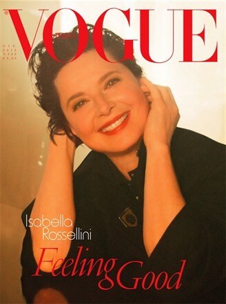 Isabella Rossellini na naslovnici Vogue Italija
