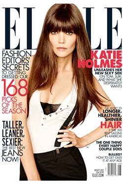 Katie Holmes na naslovnici magazina Elle