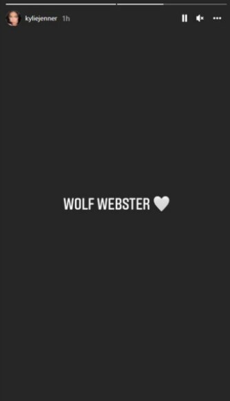 Kylie Jenner i Travis Scott sina su nazvali Wolf Webster