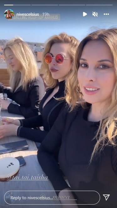 Nives Celzijus s kćeri Taishom i sestrom Mateom na putovanju