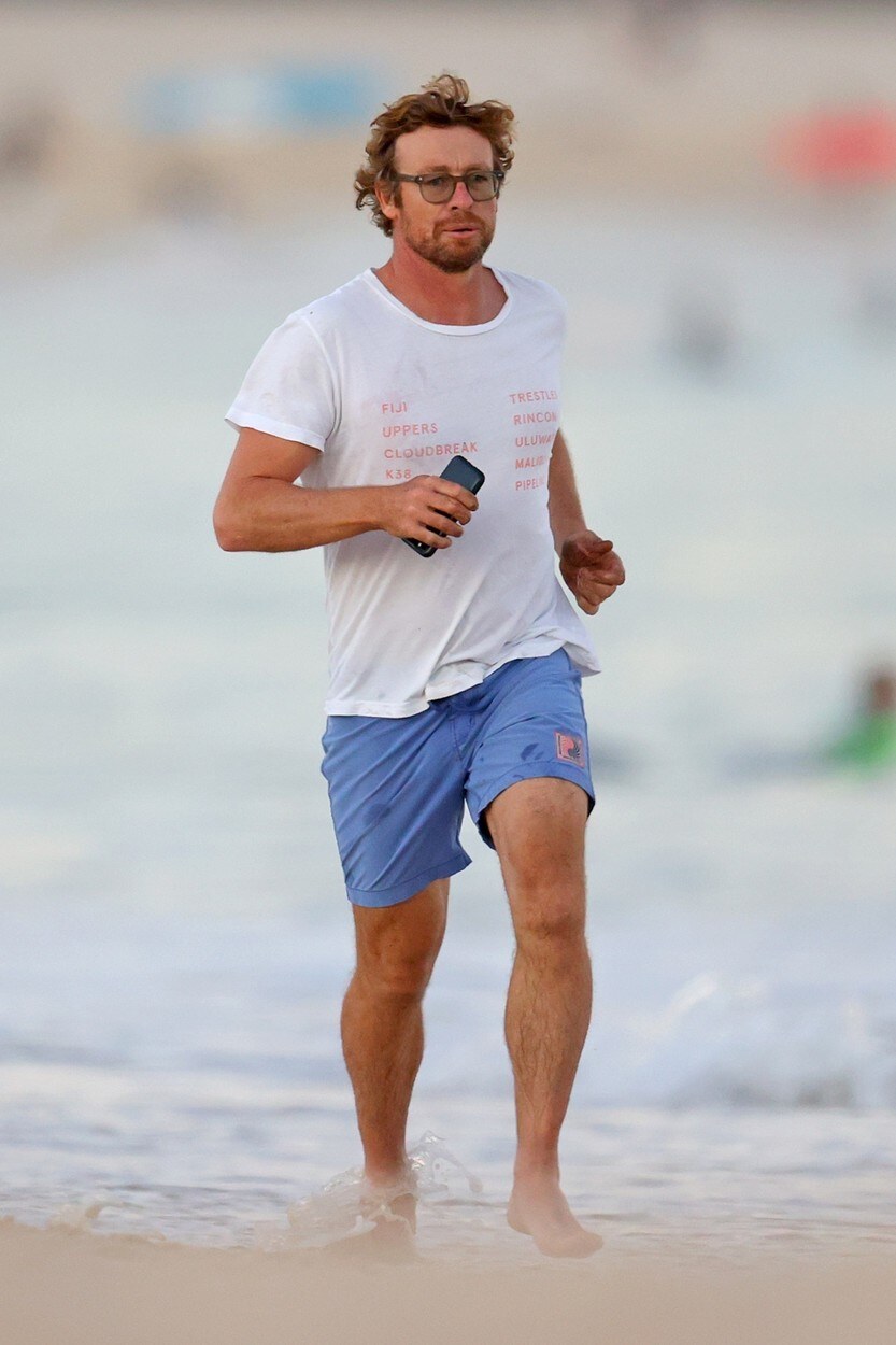 Simon Baker se 2021. godine razveo od supruge Rebecce Riggs
