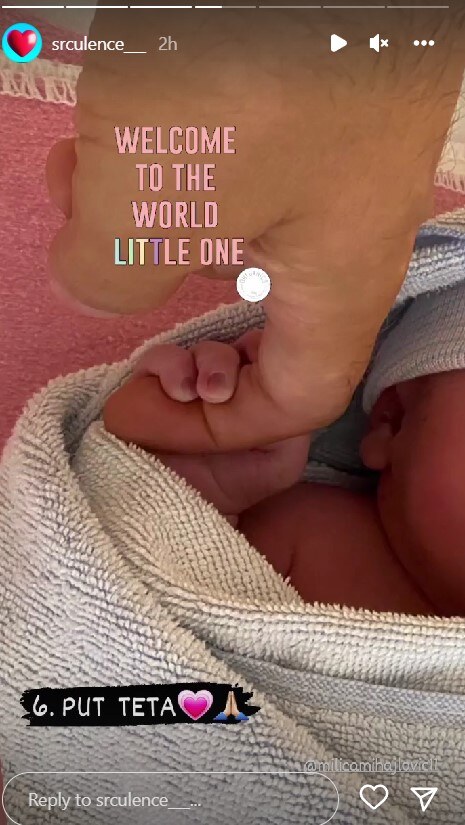 Milica Mihajlović rodila je kći Milu u srpnju 2022. godine