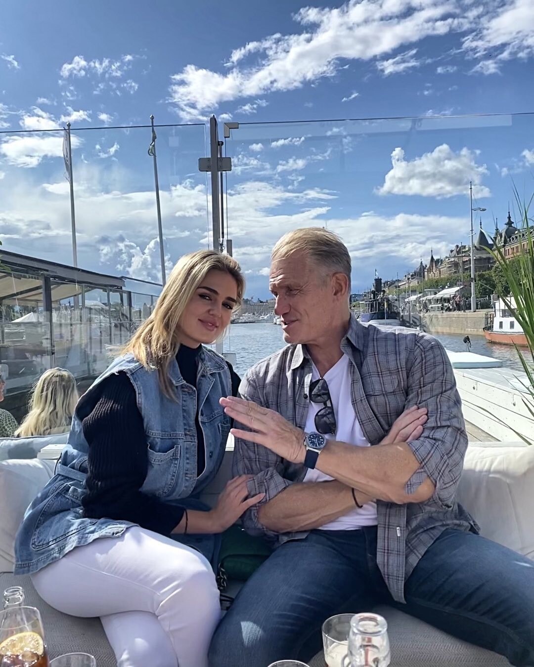 Dolph Lundgren i Emma Krokdal