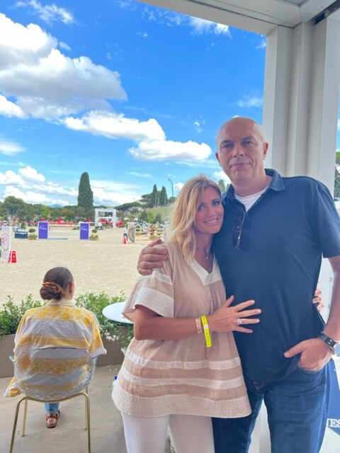 Vanja Horvat sa zaručnikom na poznatom konjičkom natjecanju