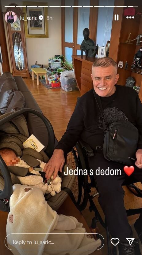 Marijan Šarić s unukom Viktorom