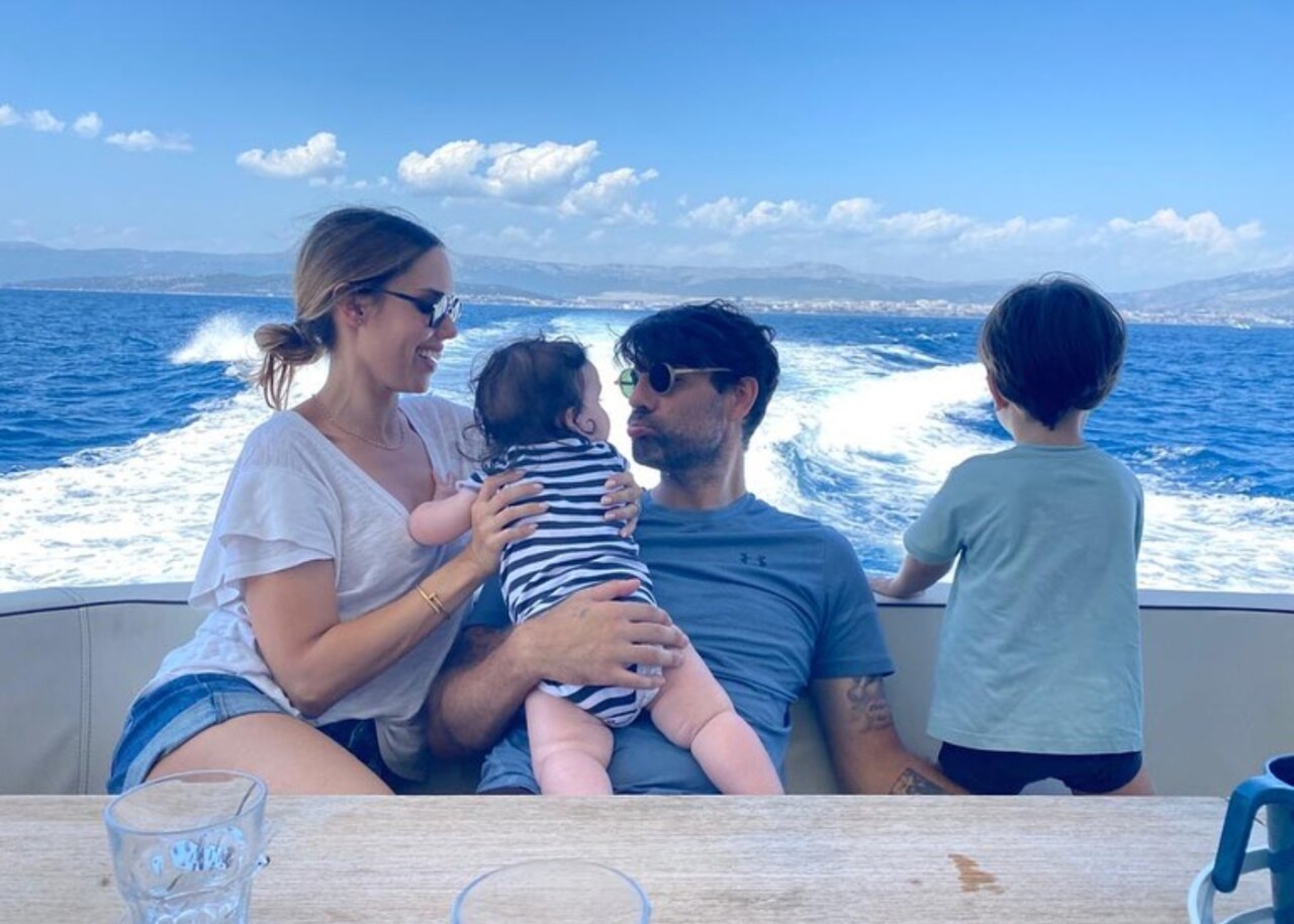 Vedran Ćorluka bodrio suprugu Franku Batelić