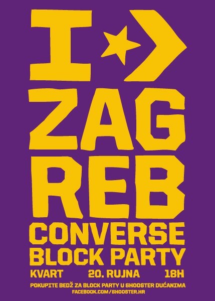 Converse Block party u Zagrebu 