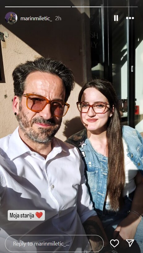 Marin Miletić s kćeri Martom