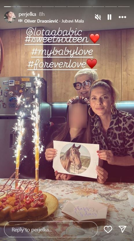 Jelena Perčin s kćeri